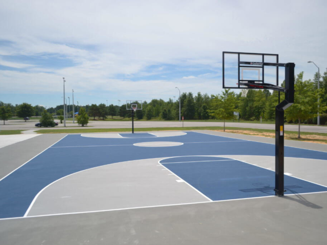 Striping Basketball Court Polk County